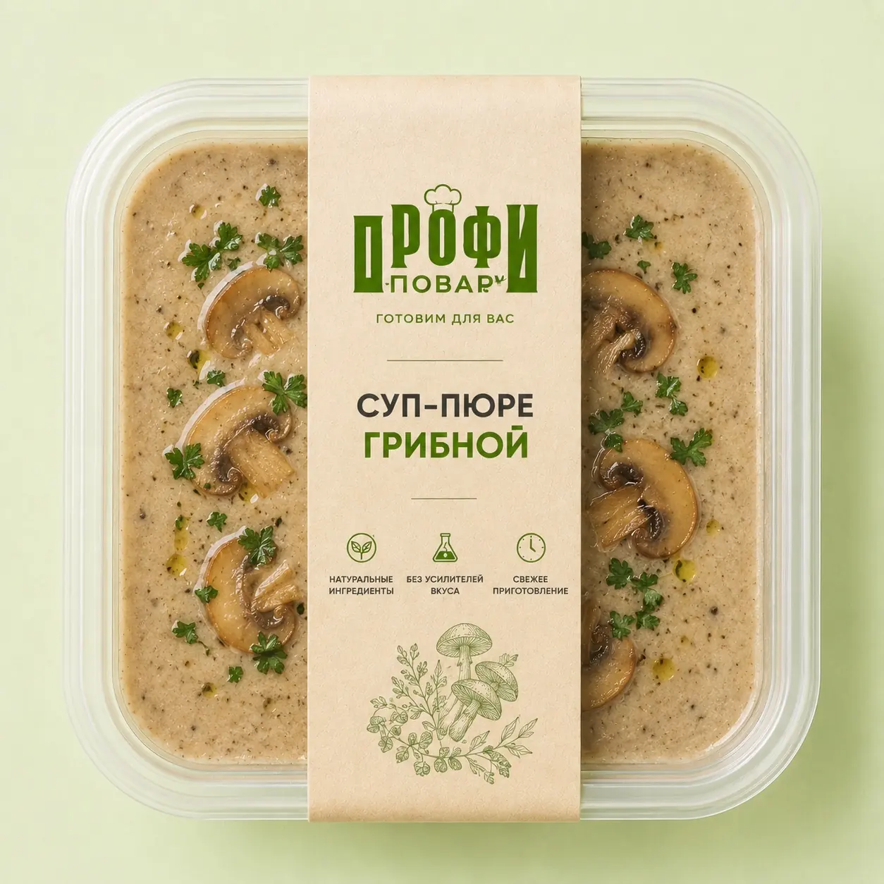 Суп-пюре грибной